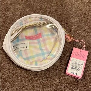 Stoney Clover Lane X Target NWT Plaid Round Pouch
